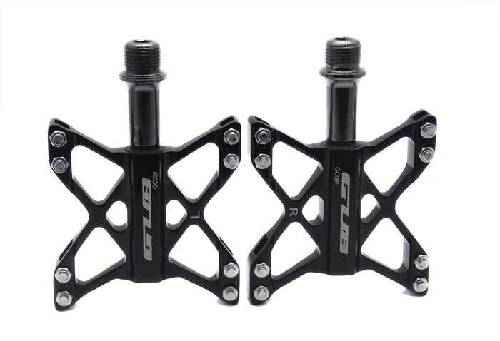 Велосипедные педали GUB GC009 MTB BMX 3 подшипника платформа 240 г/пара CNC AL6061 + ось Cr Mo|platform