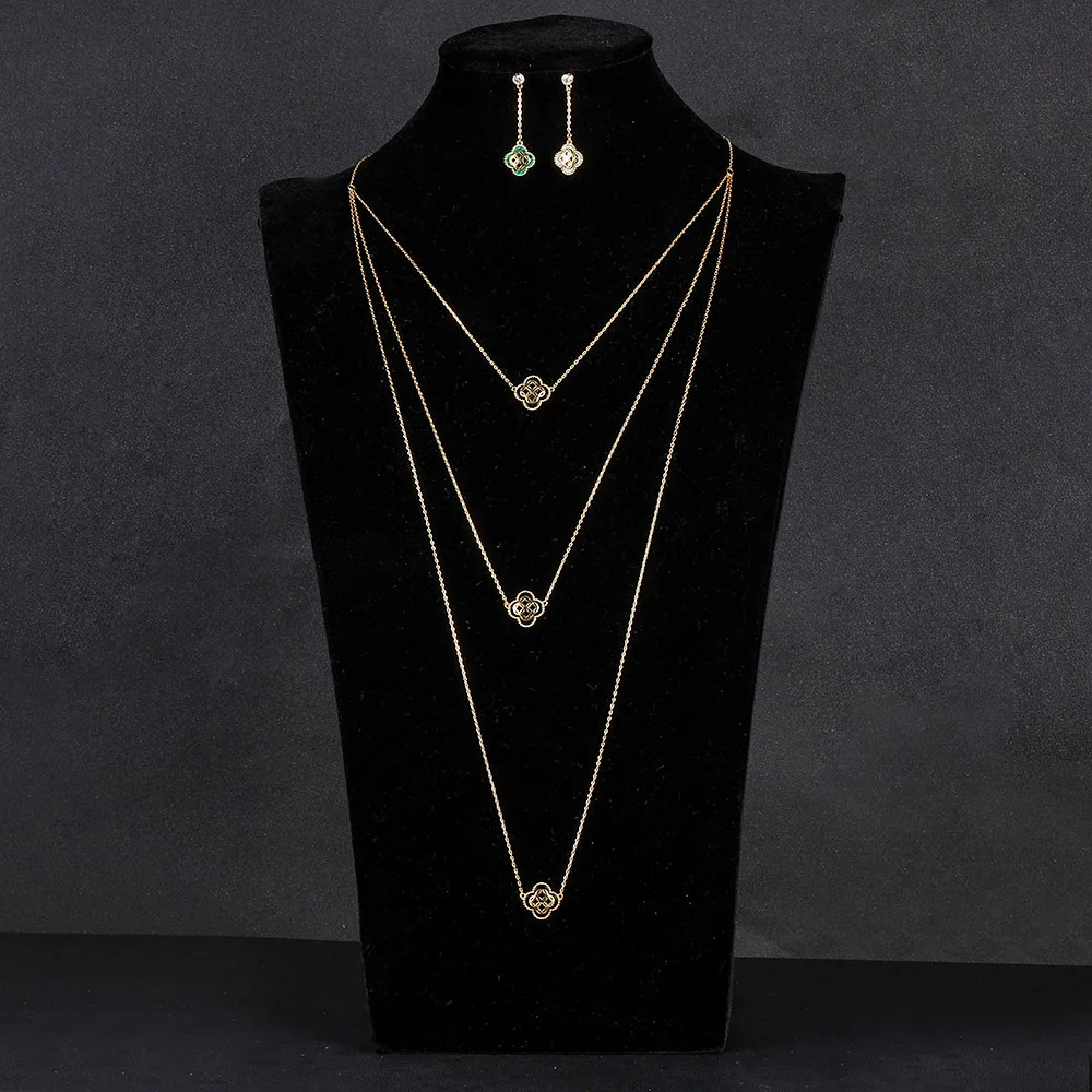 Jankelly Нигерия 2 шт. Свадебные циркониевые Ювелирные наборы для женщин вечерние