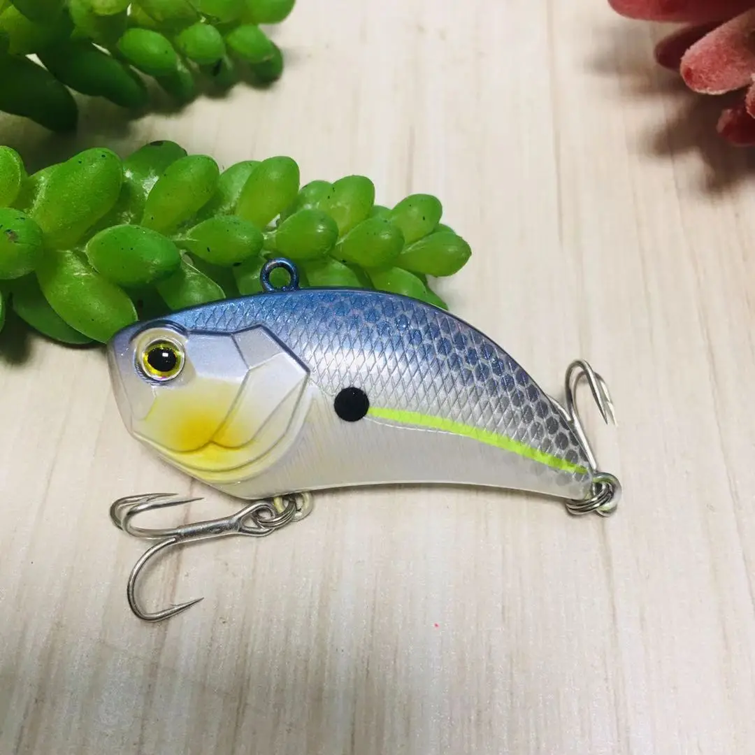 

Lubit 55mm/13g Artificial Japanese Tomb VIB Fishing Lure lead slient Hard Bait Diving Swivel Bait winter Sea Fishing Tackle 2021