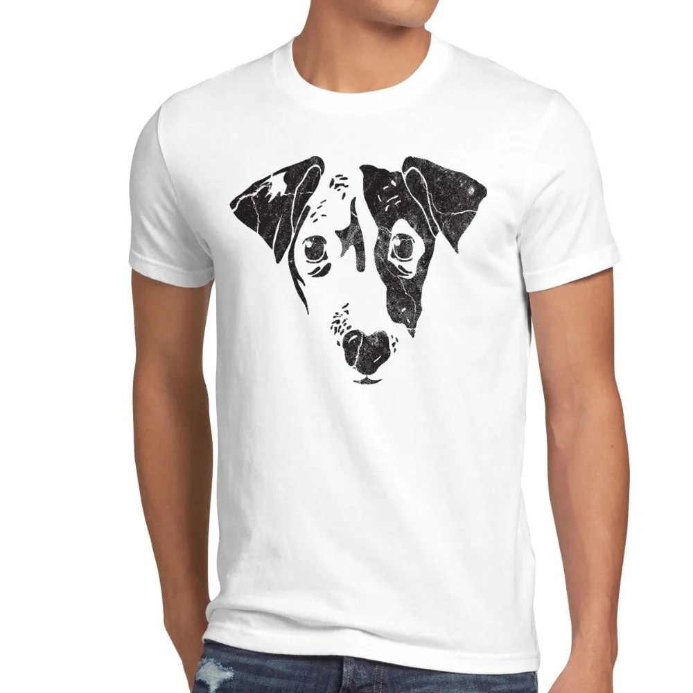 Горячая Распродажа новая мужская футболка с собакой надписью Hund Haustier Jack Russel Terrier