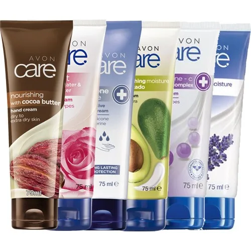 Avon Лаванда какао авокадо роза аромат C витамин глицерин крем для рук упаковка 6