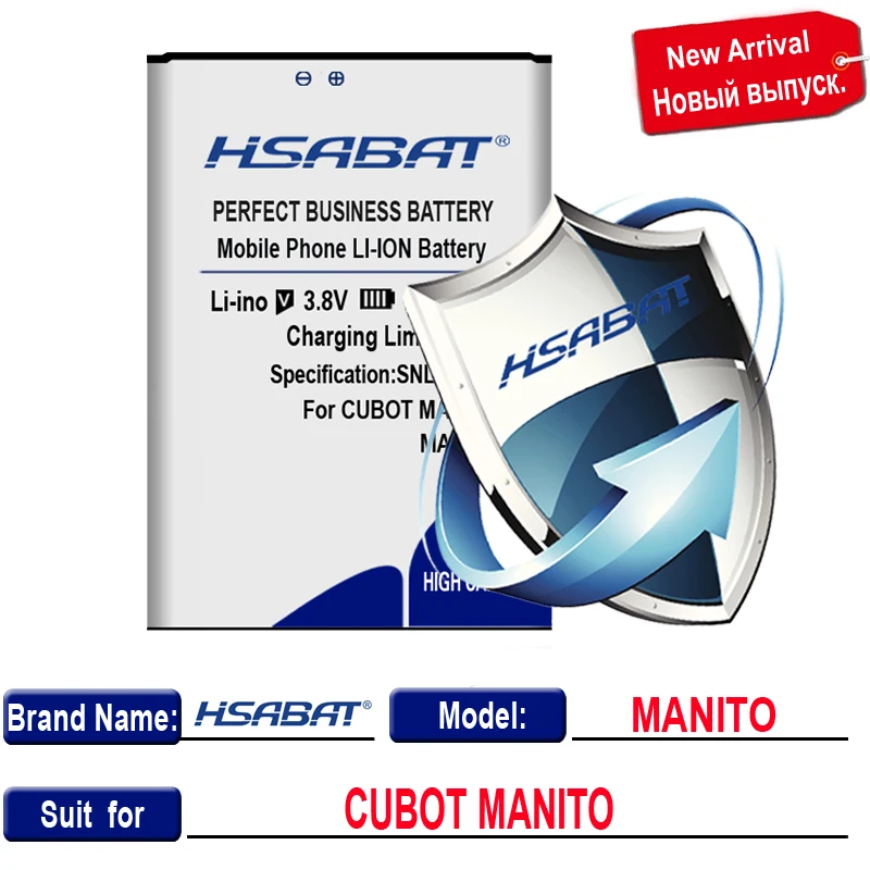 for CUBOT MANITO Аккумулятор HSABAT 6500 мАч для CUBOT MANITO/X6/NOTE S/Note Plus/Rainbow/P9/MAGIC/X15/R11/X18/H3/Dinosaur/MAX/S208 A S208A - Цвет: for CUBOT MANITO