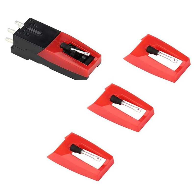 

Vinyl Record Player Needle,Turntable Cartridge with Universal Replacement Stylus Needles,Record Player for LP Ion Jensen