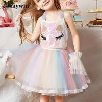 2021 new style children suits kids girls 2 pieces sets short sleeve topskirt summer casual sequins girl baby clothes sets