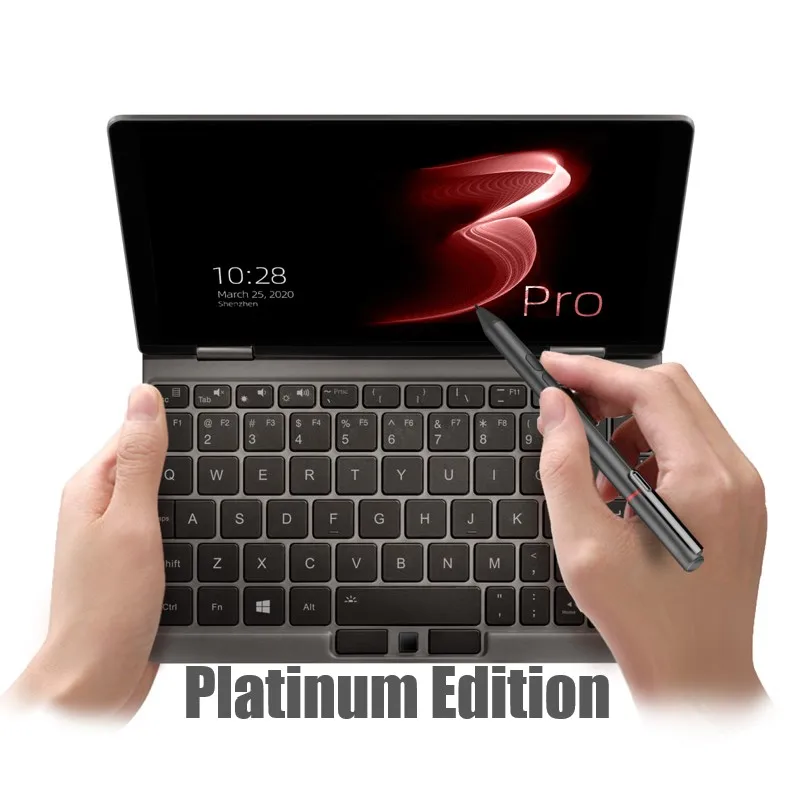 Один нетбук One Mix 3 Pro Platinum intel Core i7 10510Y 8 4 дюйма IPS экран 16 Гб RAM 512G PCIE SSD Win10 Yoga Pocket Mini
