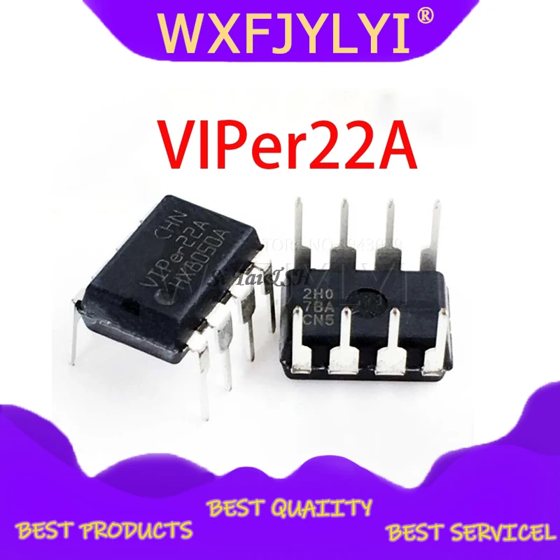 10 шт./лот VIPer22A DIP8 VIPer22 DIP новый и оригинальный IC|Интегральные схемы| |