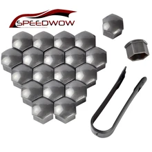 SPEEDWOW 20 шт. 17 мм колесные гайка с болтом крышка головки колпачок крышка головки колесные гайка с болтом крышка головки колпачок шины болты колеса
