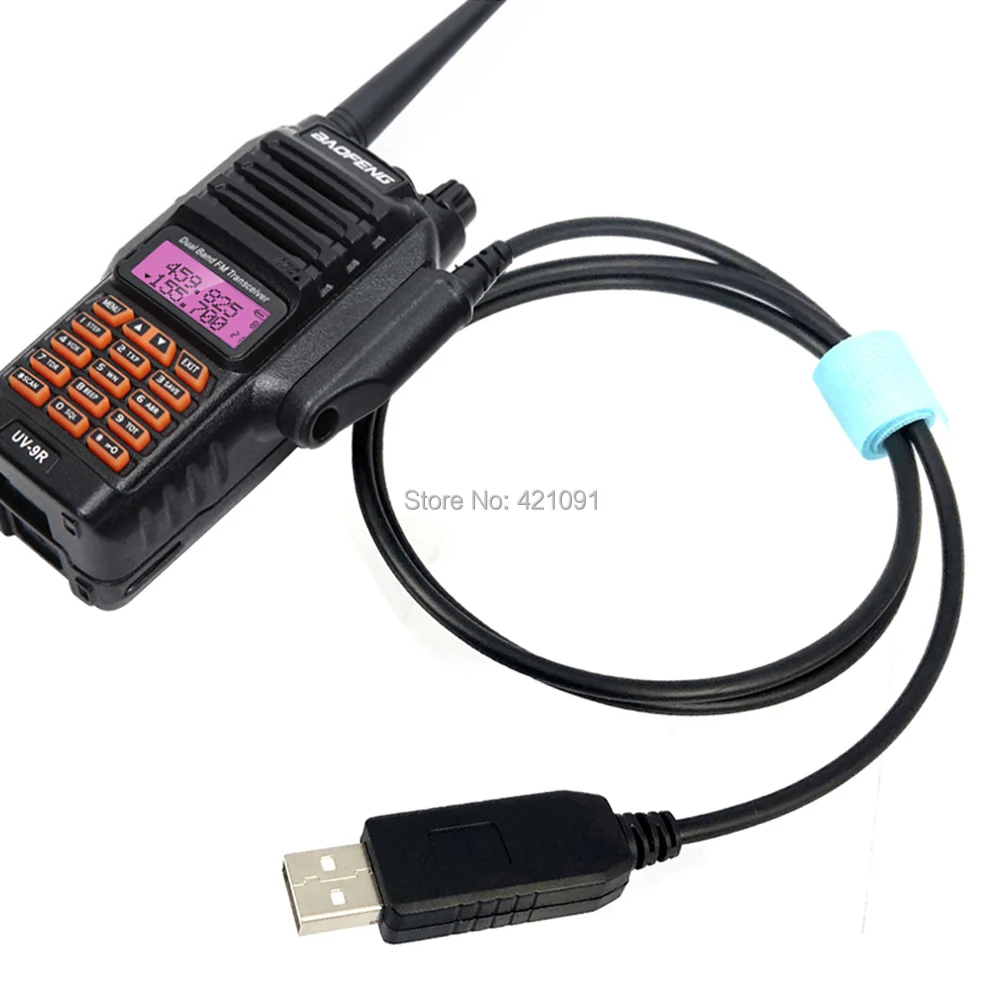 FTDI Chip USB Programming Cable for Baofeng UV-XR UV-9R Puls BF-9700 BF-A58 UV-5S GT-3WP R760 UV-82WP Walkie Talkie