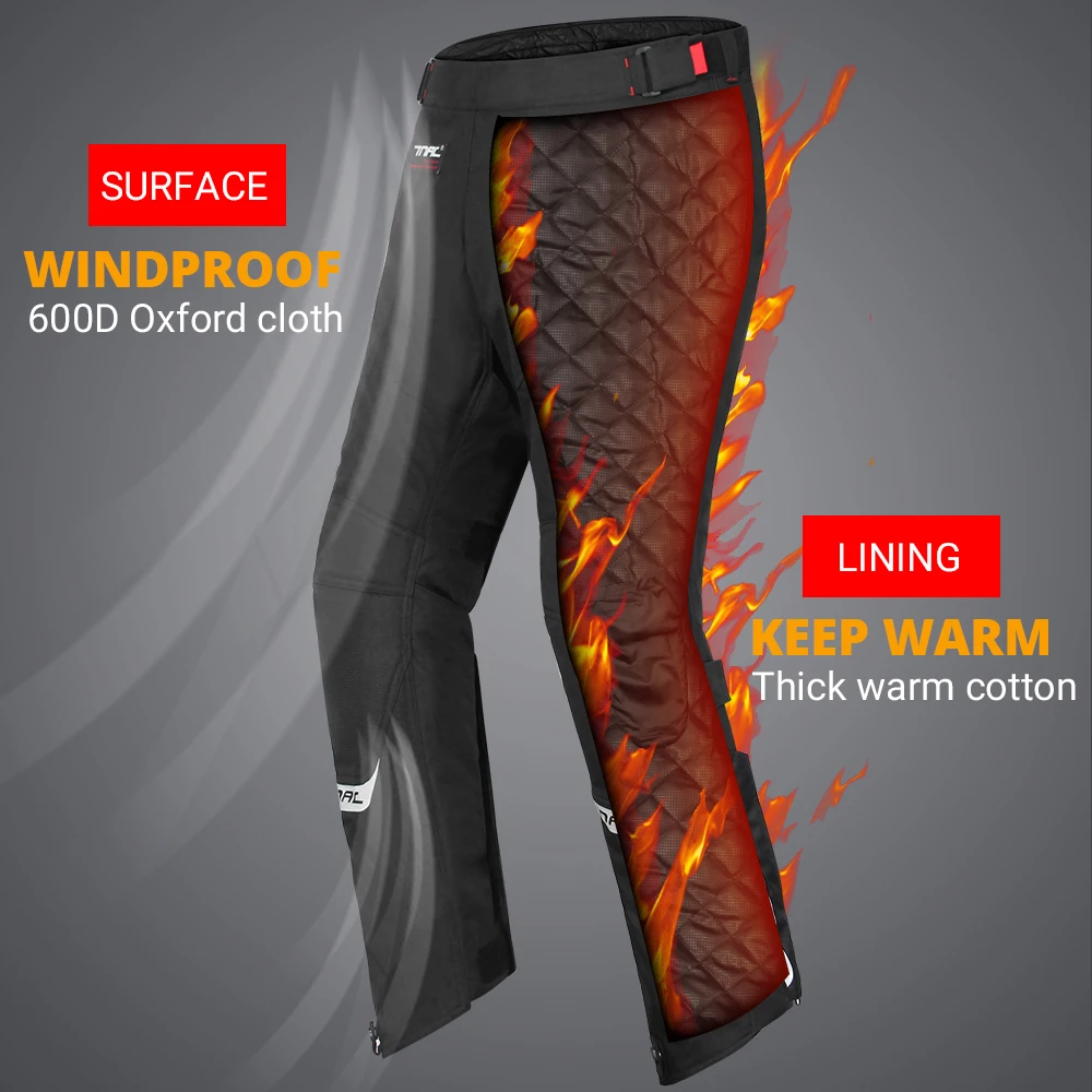 Мотоциклетные штаны быстросъемные наколенники CE защита зимние