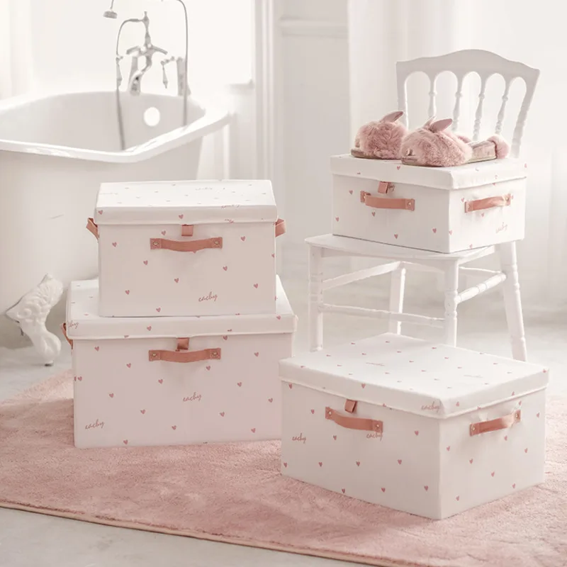 

Large Capacity Folding Storage Boxes With Lids Storage Box Organizer Closet Organizer Clothes Quilts Toys Sundries Organizer Box