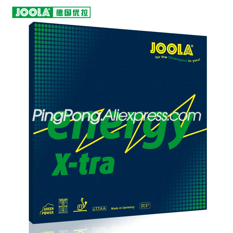 Joola Energy X TRA Green Power Soft (ENERGY Tensor) резиновая губка для настольного тенниса|Ракетки