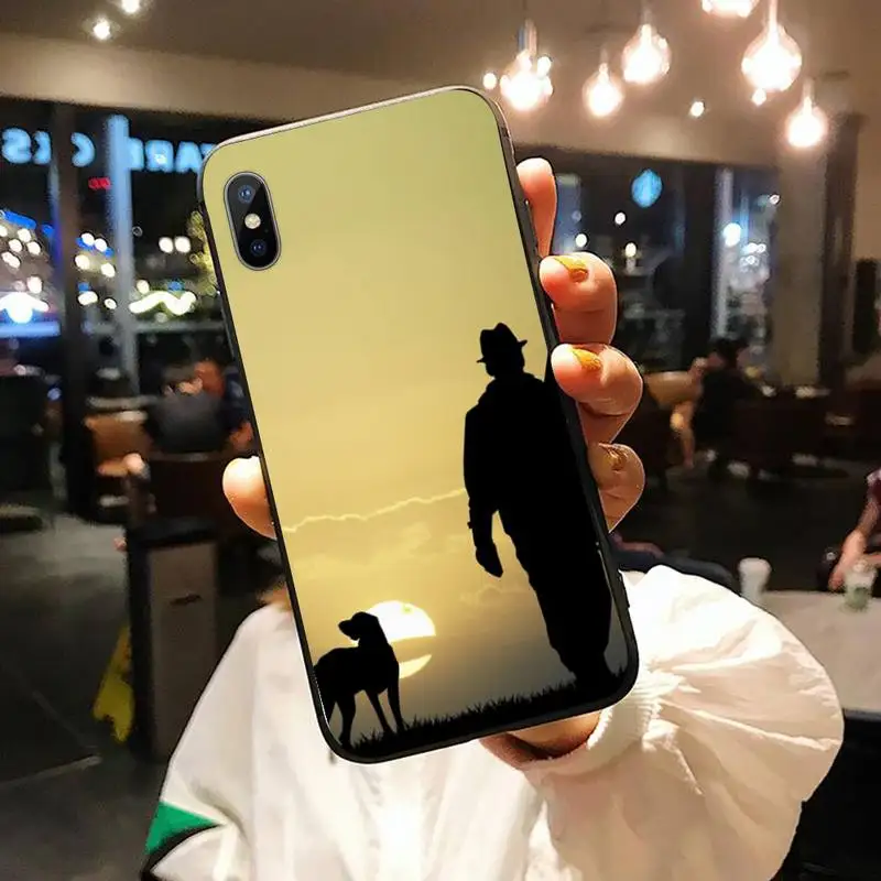 

Hunting animal and fishing man high quality Phone Case shell for iPhone 11 12 pro XS MAX 8 7 6 6S Plus X 5S SE 2020 XR