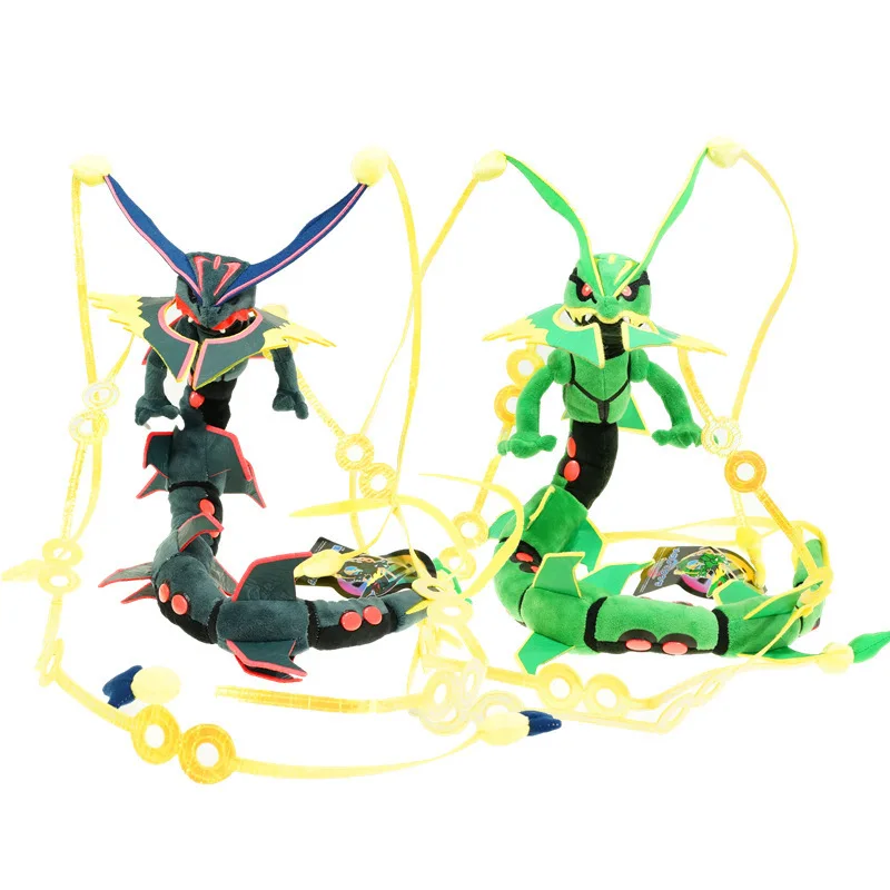 Такара Tomy Пикачу Мега Rayquaza черный животных плюшевые Peluche куклы Скелет мягкие
