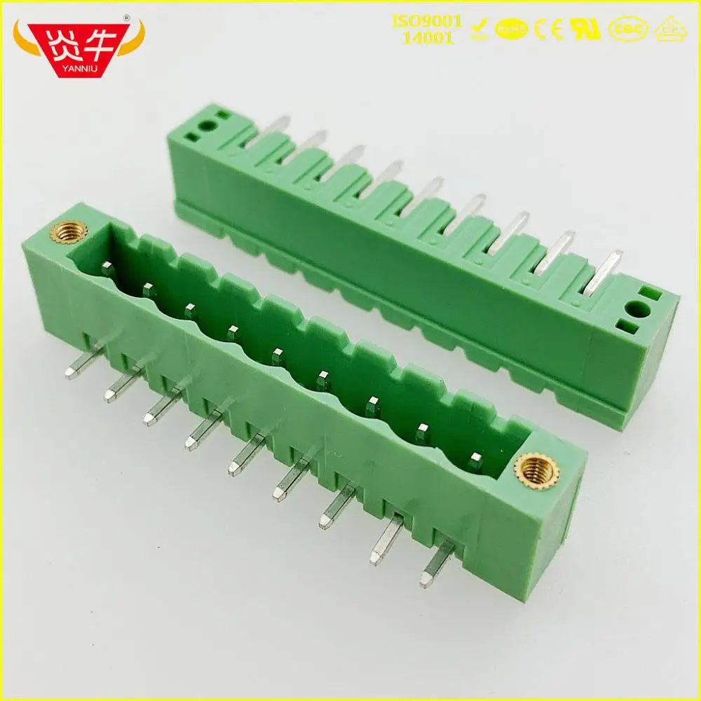 2EDGRM-5.08-9P KF2EDGRM 5.08 2P~ 12P PCB CONNECTOR PLUG-IN TEMINAL BLOCK 2EDGRM 5.08mm 2PIN~ 12PIN MSTB 2,5 GF 1776508 PHOENIX CONTACT KEFA - Цвет: 2EDGRM-5.08-9P