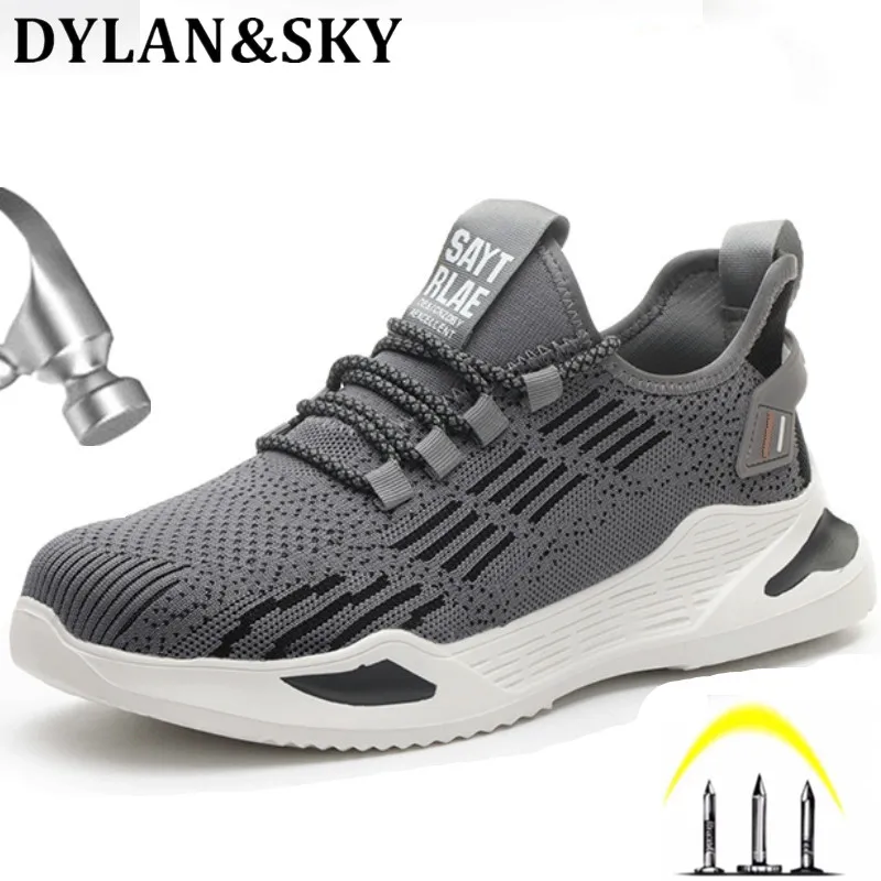 

Защитные рабочие ботинки для мужчин и женщин, Уличная обувь со стальным носком, защита от ударов, защита от проколов