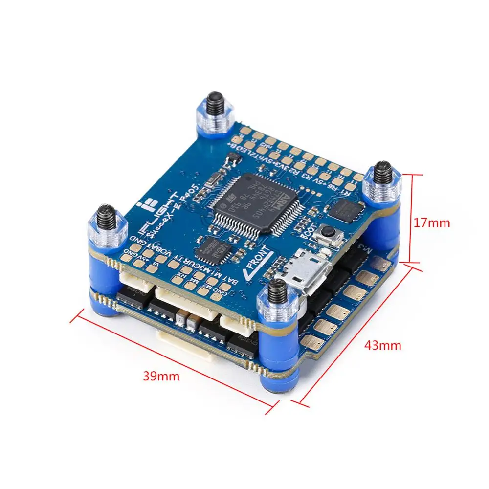 Контроллер полета iFlight SucceX E F4 MPU6000 с 45A 2 6S BLHeli_S Dshot600 4 в 1 ESC FlyTower System для FPV