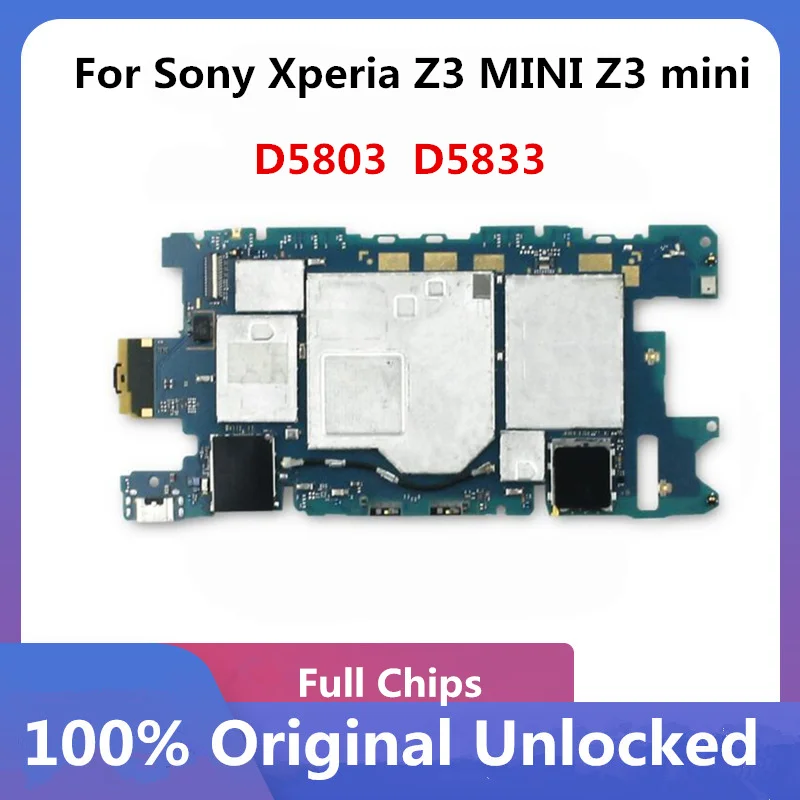 Материнская плата для Sony Xperia Z3 MINI mini D5833 D5803 разблокированная материнская с