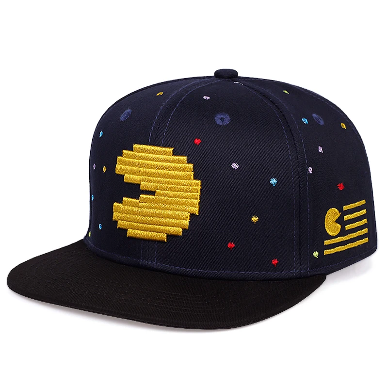 

Fashion hip-hop personality baseball cap cartoon embroidery wild hat hip-hop hats adjustable outdoor sports caps snapback hats