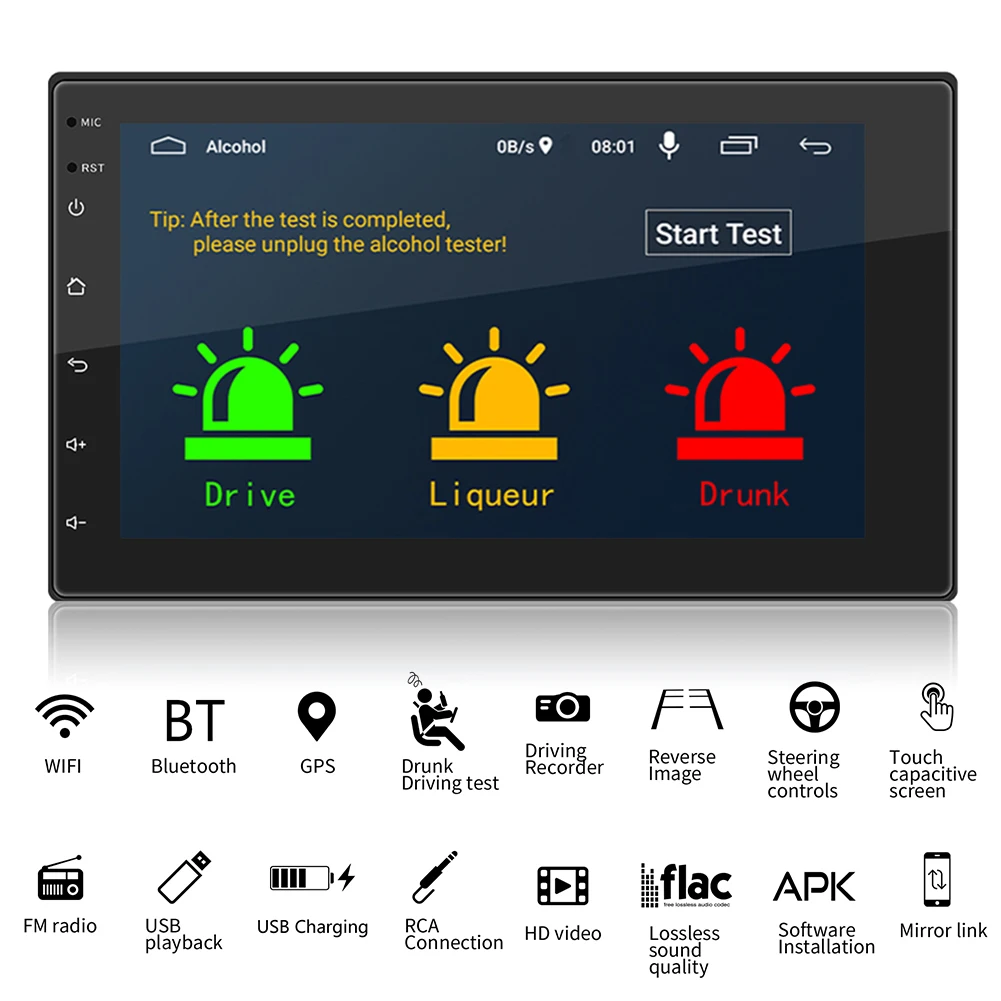 

Автомагнитола VODOOL 2 Din, мультимедийный видеоплеер на платформе Android 10,1 с четырехъядерным процессором, FM-приемником, Wi-Fi