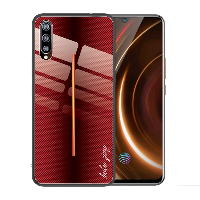 Чехол для VIVO Z5X Z5 Z3 Z3i Z1 Pro Z1i iQoo NEO Роскошный чехол из углеродного волокна с узором