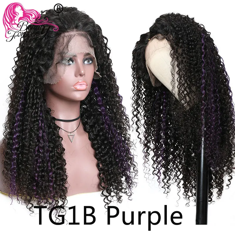 Красота forever 13*4 вьющиеся волосы на кружеве человеческие парик Выделите цвет