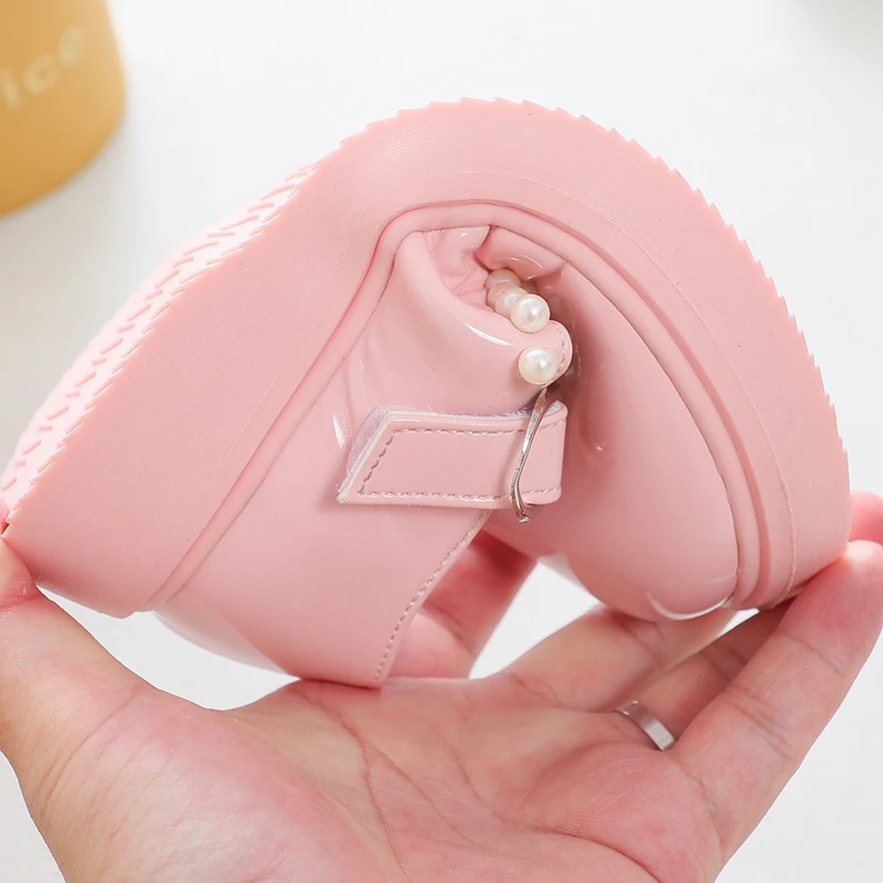 

2021 New Girls Sandals Kids Leather Shoes Baby Children Bowtie Leisure Sneakers Hot Girls Princess Dance Shoes Dot Ribbon D02152