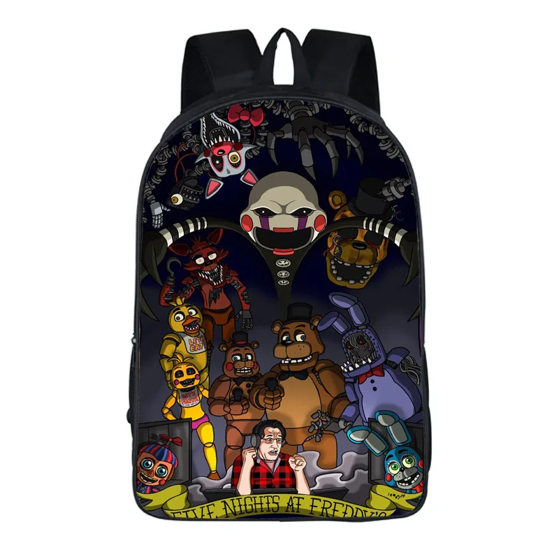 Five Nights At Freddy's FNAF школьные сумки для мальчиков и девочек, рюкзак, детский подарок, Аниме Сумка, игрушки для детей, рождественский подарок