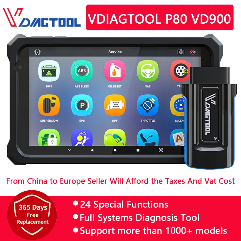 Автомобильный сканер VDIAGTOOL P80 VD900 система для диагностики автомобиля| |