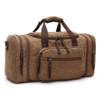 canvas big handbag travel bag casual men sport hand luggage organizer weekend multifunction tote casual crossbody bags