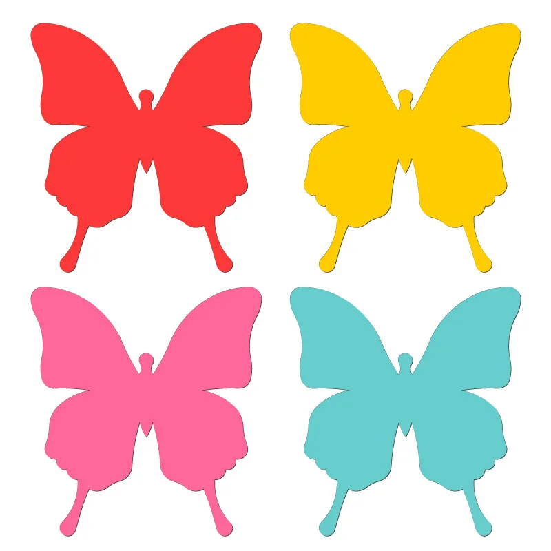 

New butterfly Wooden Die Scrapbooking N112 Cutting Dies Multiple Sizes Compatible With Most Die Cutting Machines