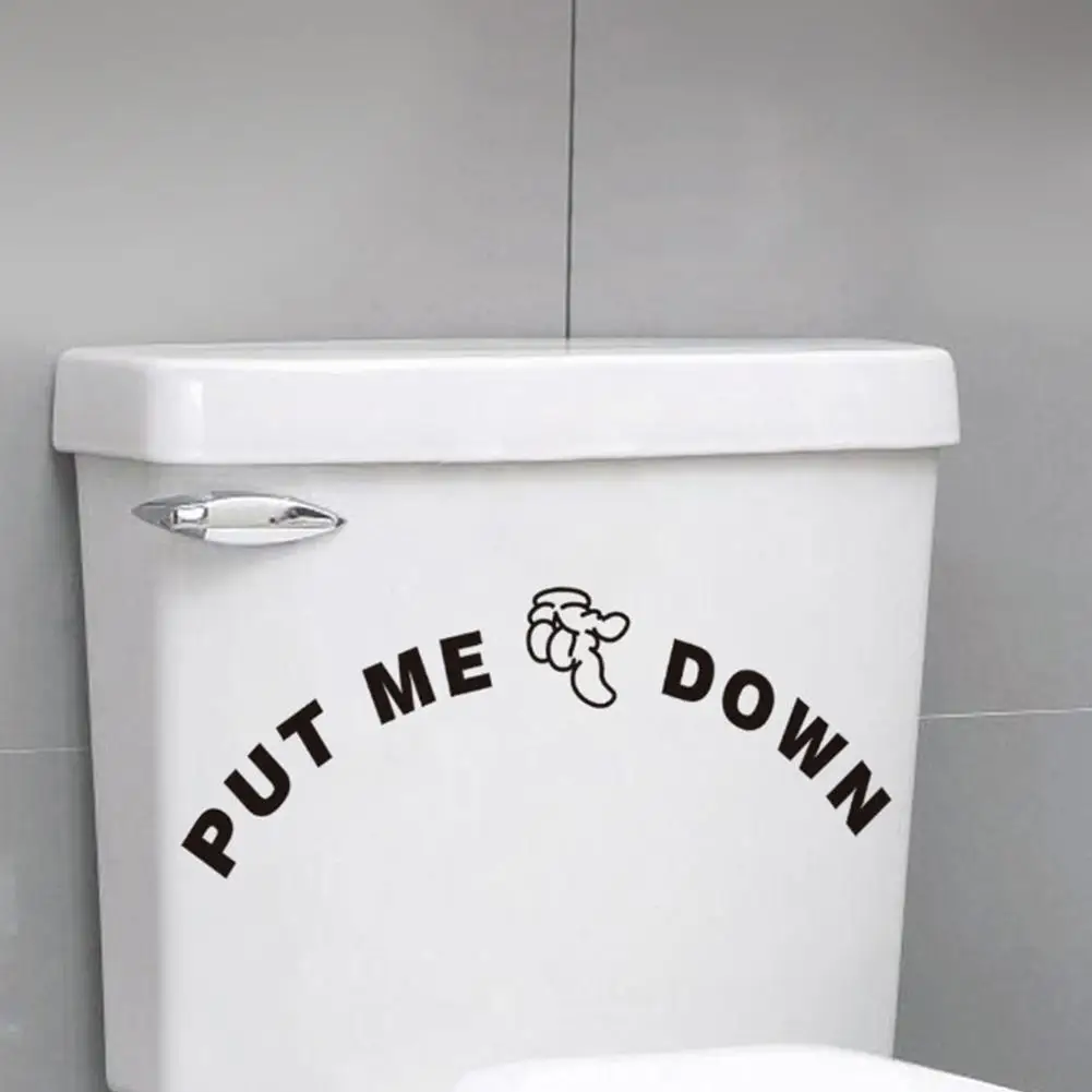AsyPets Положите меня вниз сиденье для унитаза ванная комната дома декоративные