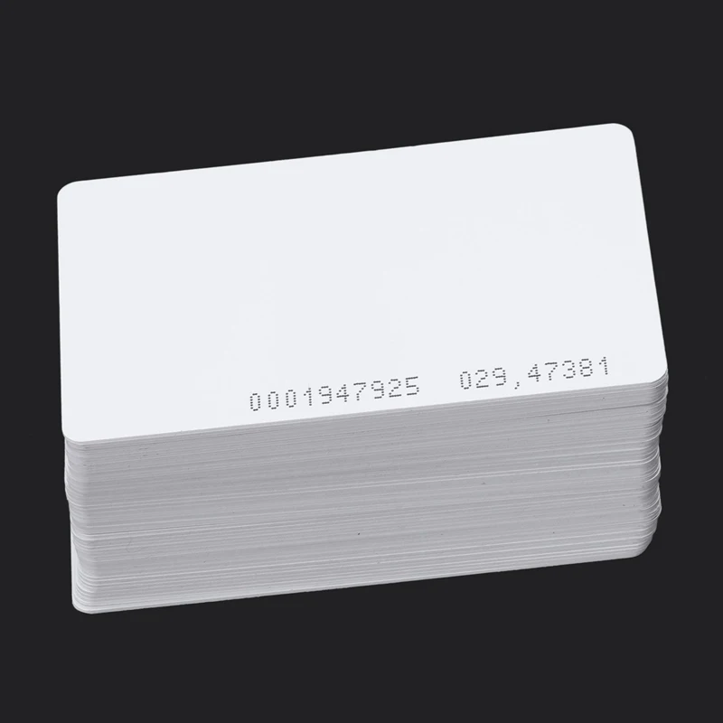 Пустой идентификационный доступ RFID карты EM4100 125 кГц 50 шт.|Наборы для управления