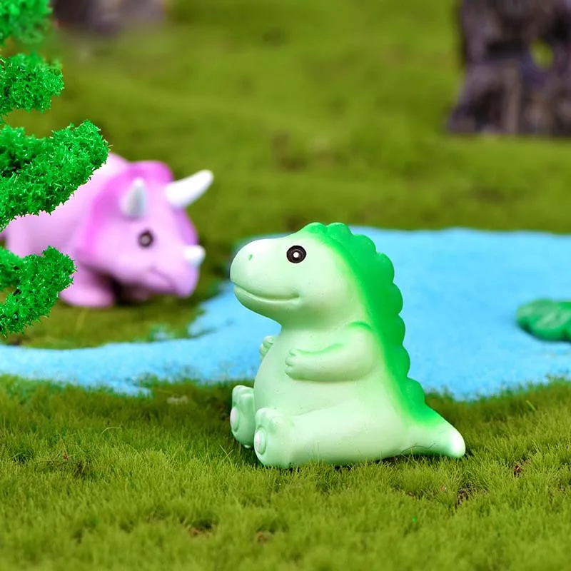 1 шт. милый динозавр старинный мультяшный дракон 3d-модель фигурка сказочный декор