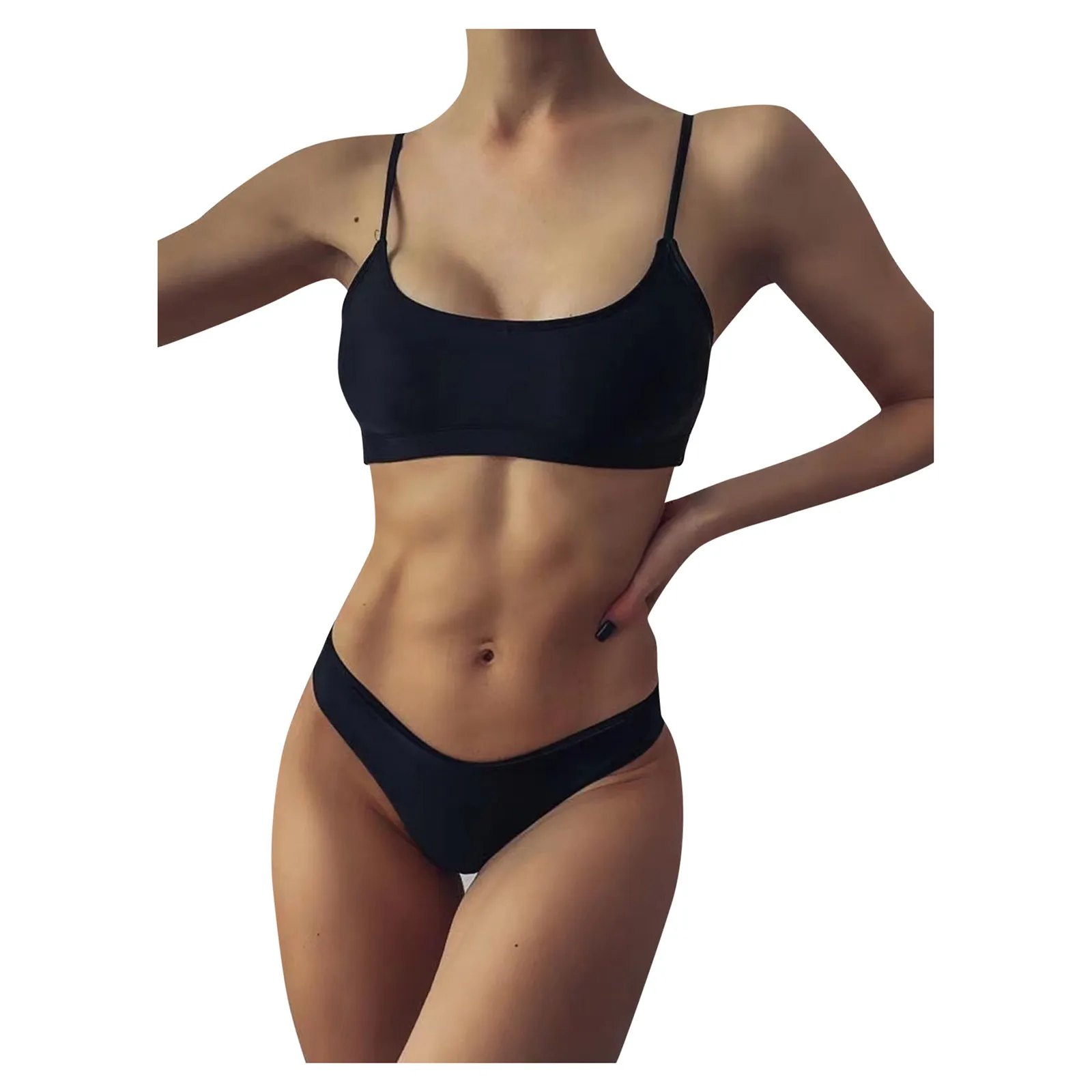 Сексуальная пляжная одежда Женский однотонный сексуальный цвет без стальной