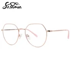 Женская оправа для очков SASAMIA, Геометрическая оправа для очков, оптическая оправа для очков с прозрачными линзами, очки для близорукости MW0008