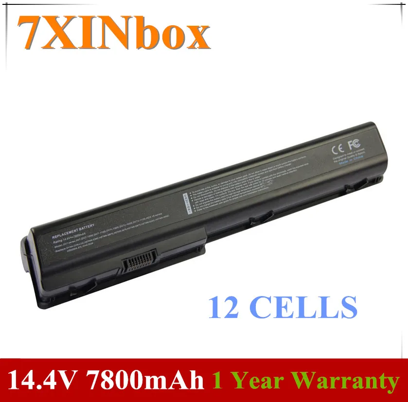 Аккумулятор для ноутбука 7XINbox 14 4 V HP DV7 DV8 HDX X18 искусственная планета 480385 001 464059