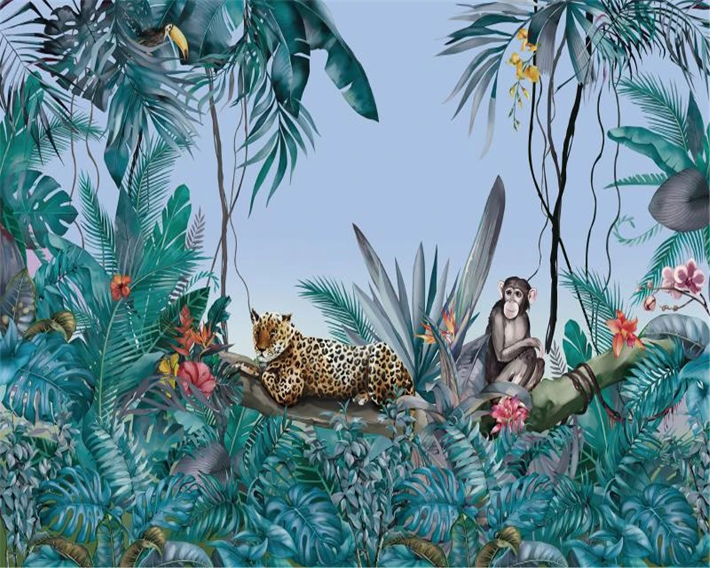 Настенные обои beibehang на заказ для гостиной Юго-Восточной Азии настенные бумаги с