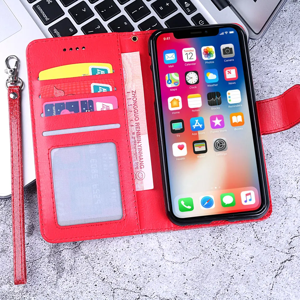 Компактный блестящий чехол AQUOS R2 индивидуальный кожаный кошелек для фото