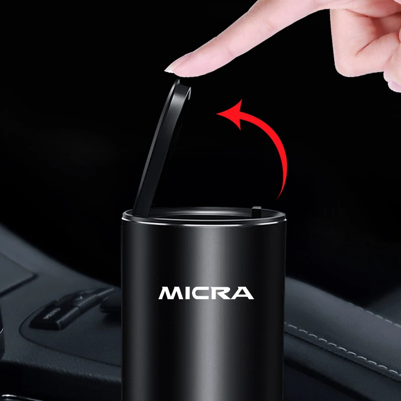 Автомобильная мусорная корзина из сплава портативная Съемная для NISSAN MICRA