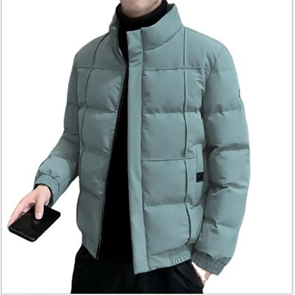 

Autumn And Winter Men's Cotton-Padded Jacket New Style Korean Tooling Stand-Collar Coat Parkas