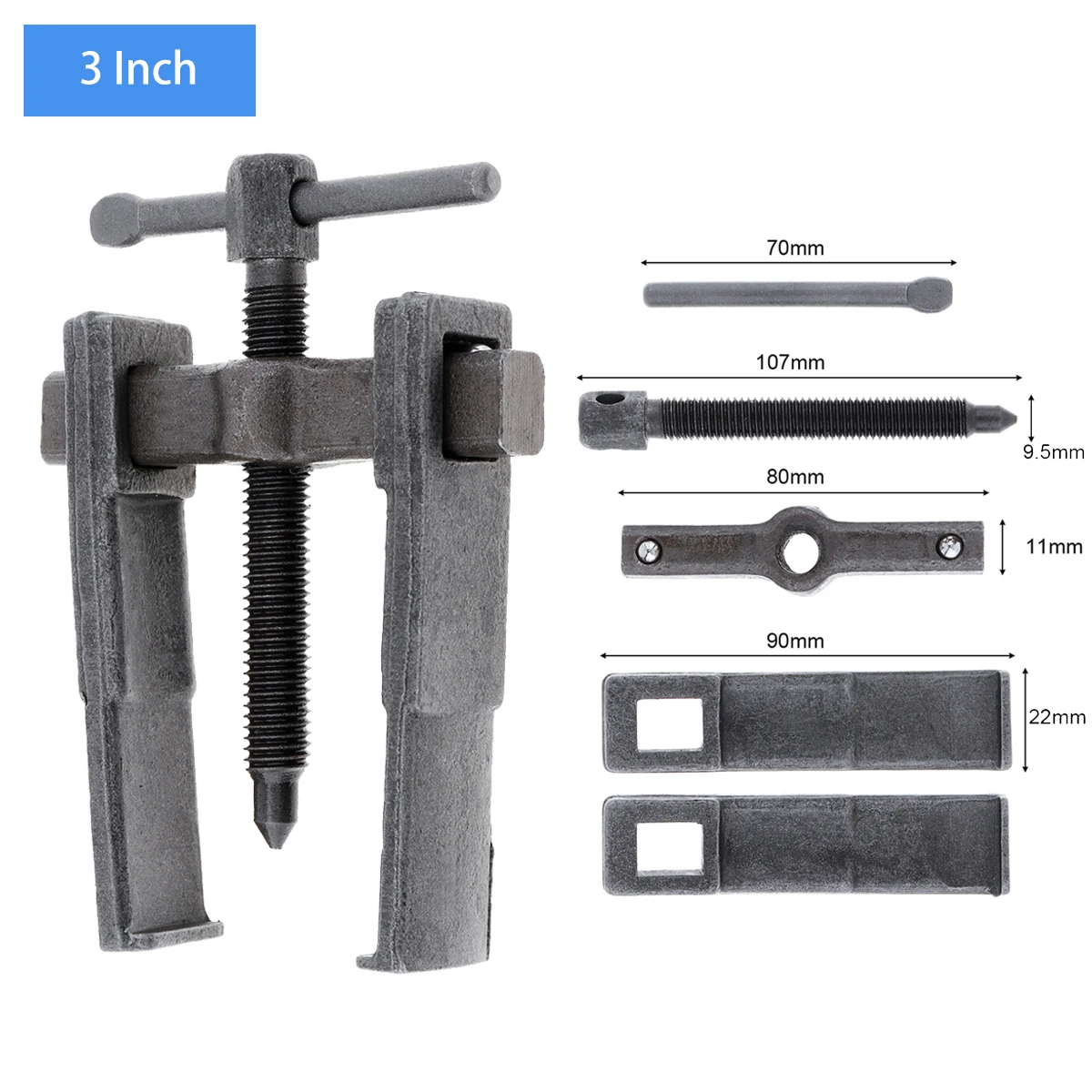 Съемник с двумя когтями из высокоуглеродистой стали отдельное подъемное