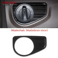 for volkswagen vw teramont atlas 2017 2018 car interior headlight control button switch cover frame stainless steel accessories