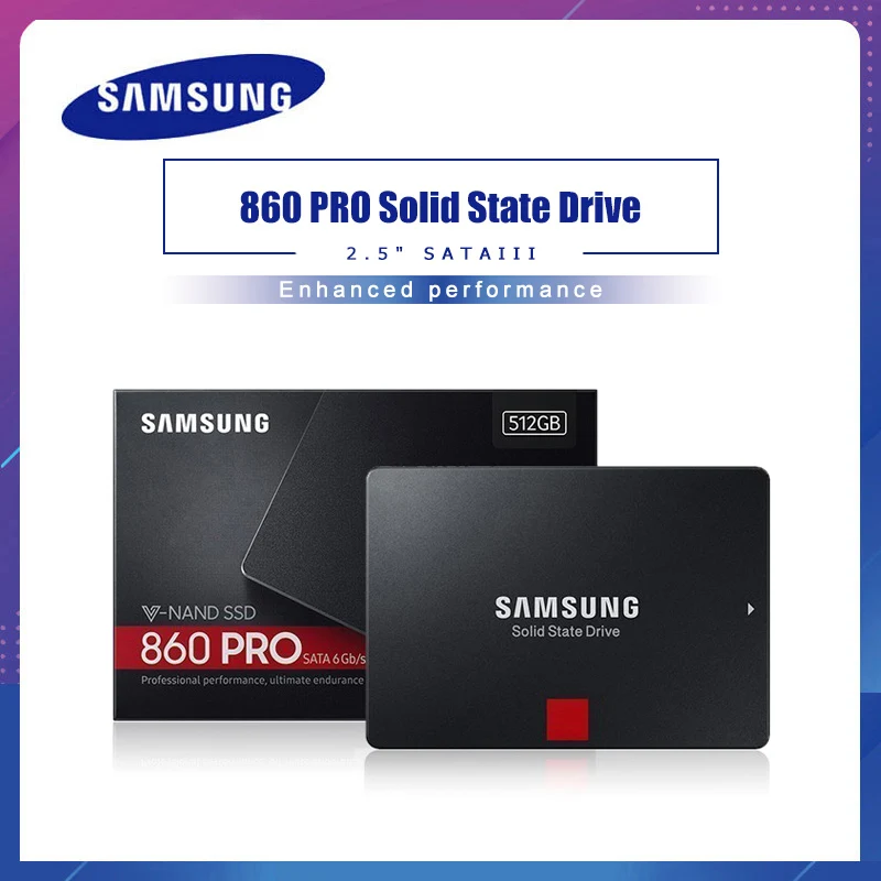 SAMSUNG SSD 860 PRO 1 ТБ 512GB HD жесткий диск HDD 2 5 дюймов SATA 256GB твердотельный накопитель для