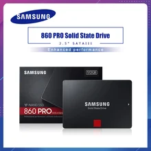 SAMSUNG SSD 860 PRO 1 ТБ 512GB HD жесткий диск HDD 2 5 дюймов SATA 256GB твердотельный