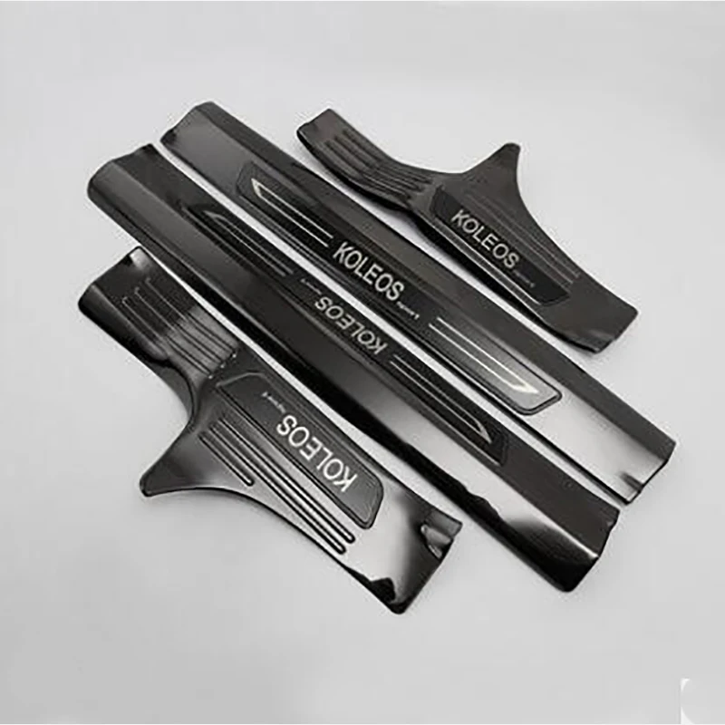 

For Renault KOLEOS Stainless Steel Door Sill Strip Scuff Plate Trims Welcome Pedal Trim Car Styling Stickers Protect Accessories