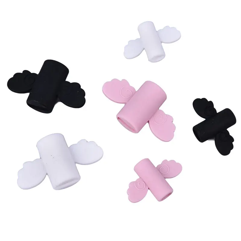 

6Pcs Cute Angel Wing Cable Protector USB Cable Winder Organizer Holder for phone