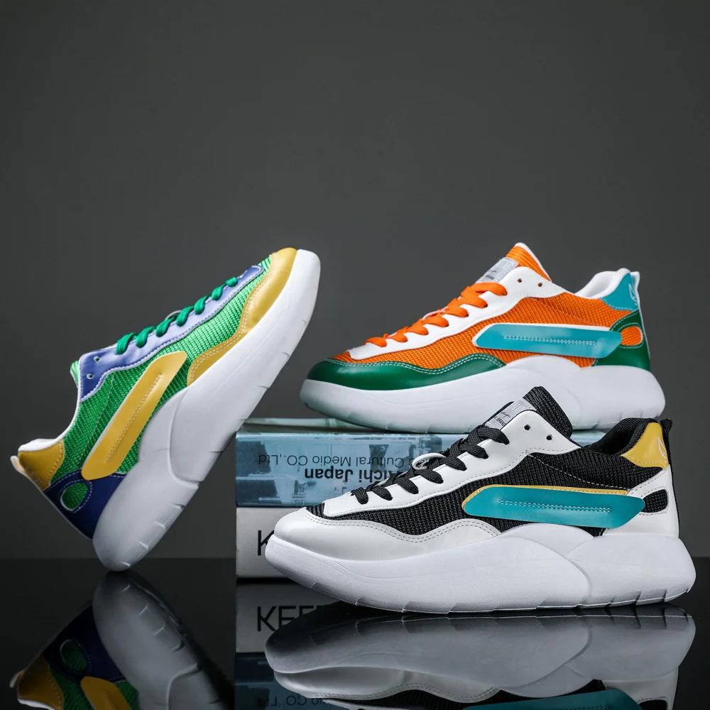 

2021 New All-match Four Seasons Ruinning Shoes,Thick Bottom Increased Sneaker,Unisex Sport Shoes,Size 39-44