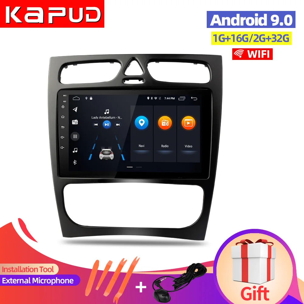 Капуд DSP ips Android 9 0 1024*600 сенсорный экран радио стерео без DVD автомобильный монитор