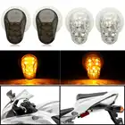 СВЕТОДИОДНЫЕ Сигналы поворота для мотоцикла 2 шт., светодиодный индикатор, мигающие фонари для Yamaha YZF R1 R6 R6S R3 R6S FZ1 FZ6 FZ8 TMAX