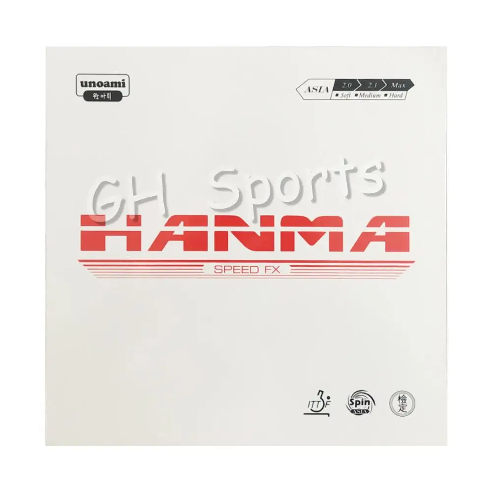 Корейский Hanma speed FX резиновая губка для настольного тенниса/Резина пинг понга